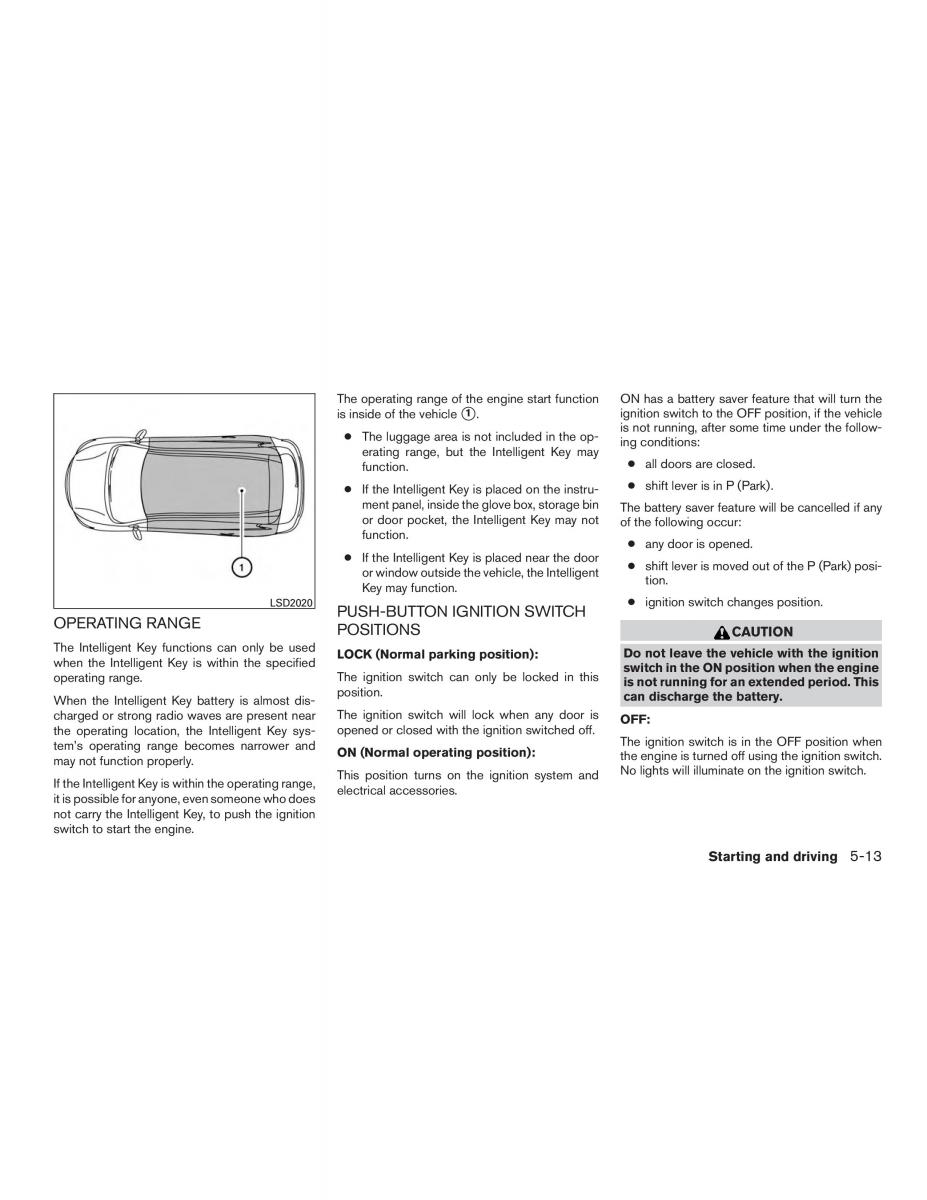 Nissan Rogue II 2 owners manual / page 288