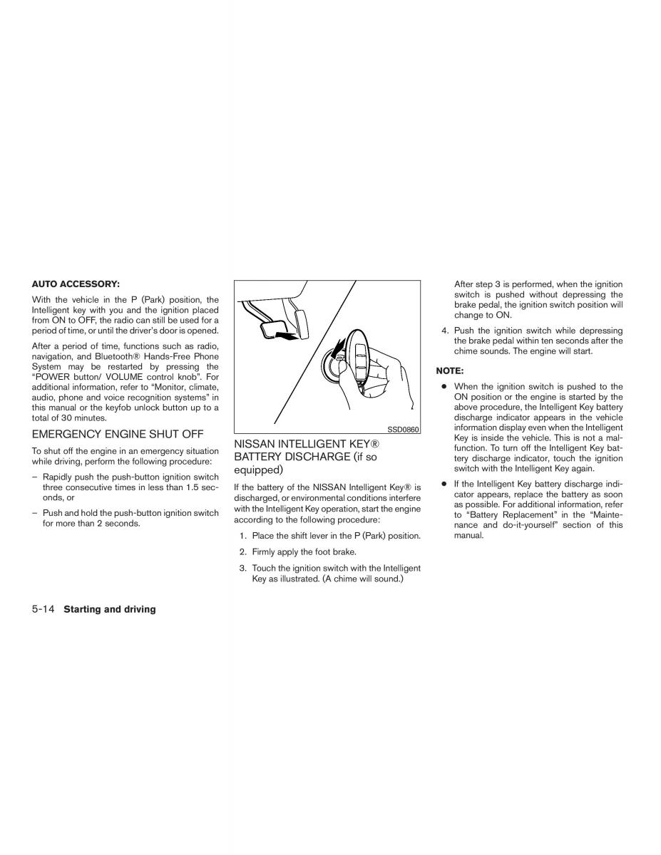 Nissan Rogue II 2 owners manual / page 289