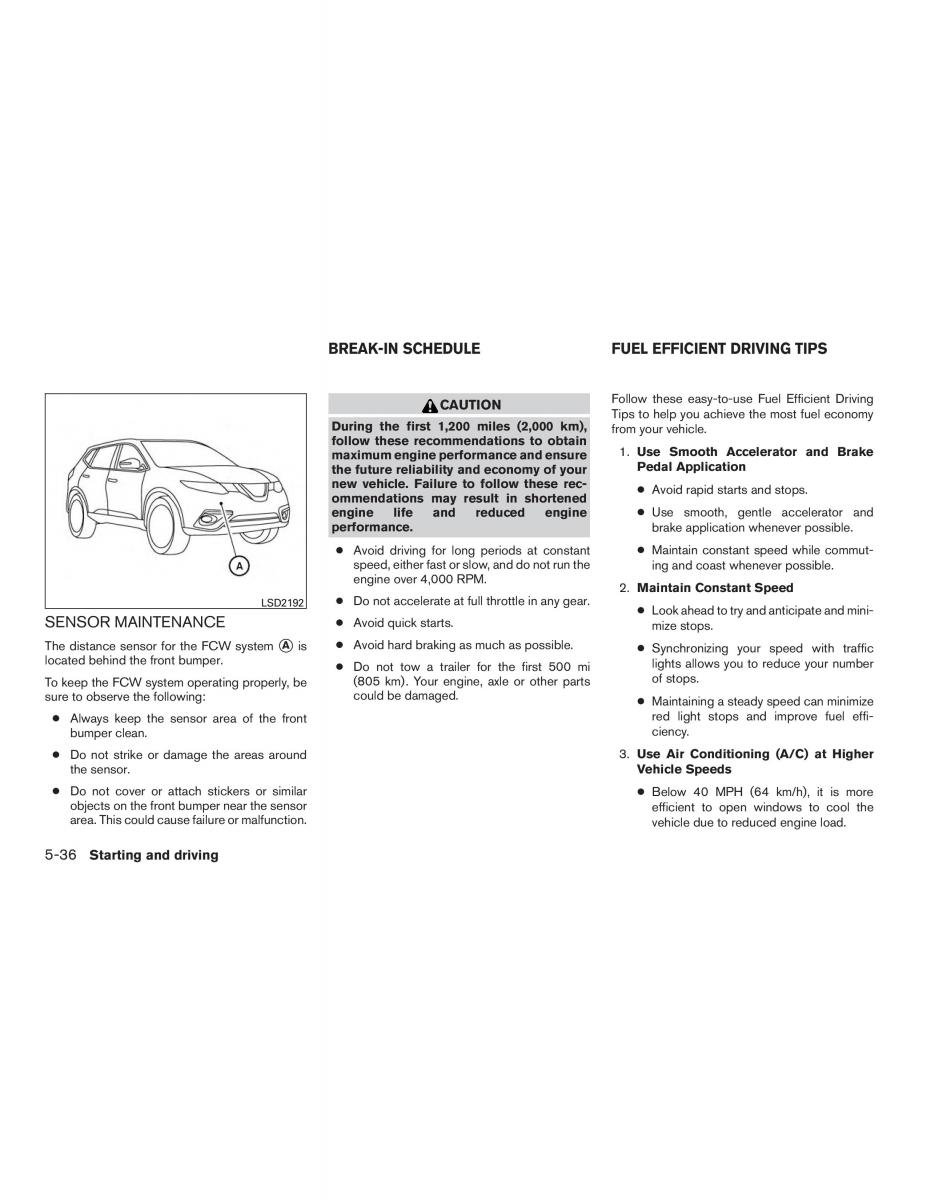 Nissan Rogue II 2 owners manual / page 311