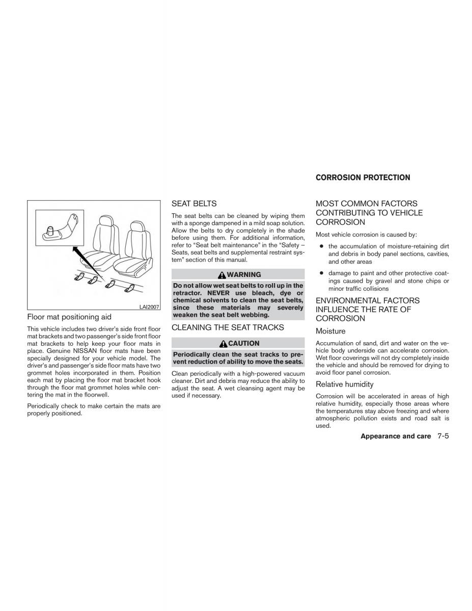 Nissan Rogue II 2 owners manual / page 352