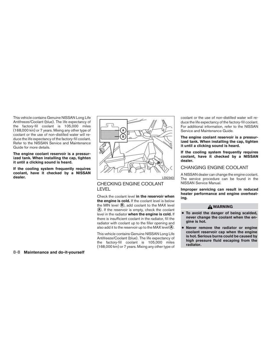 Nissan Rogue II 2 owners manual / page 361