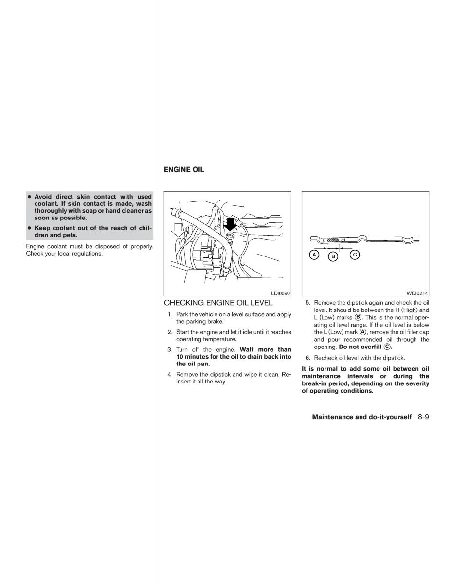 Nissan Rogue II 2 owners manual / page 362