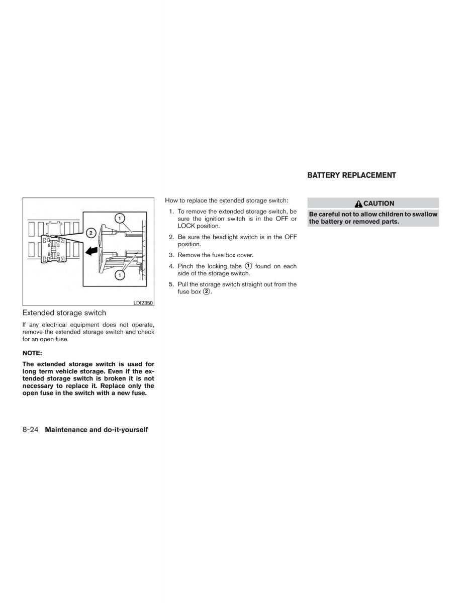 Nissan Rogue II 2 owners manual / page 377