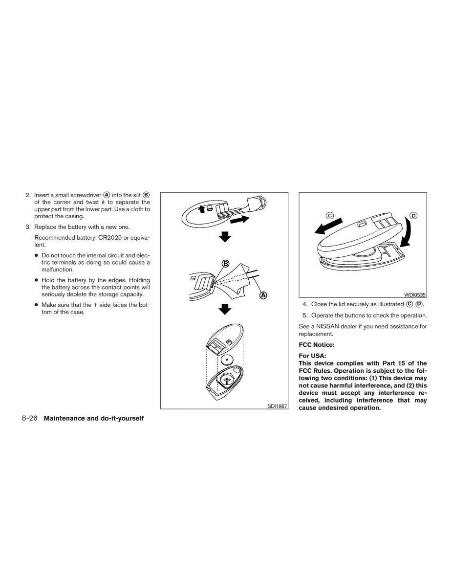 Nissan Rogue II 2 owners manual / page 379