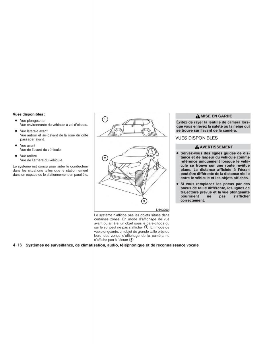 Nissan Rogue II 2 manuel du proprietaire / page 217