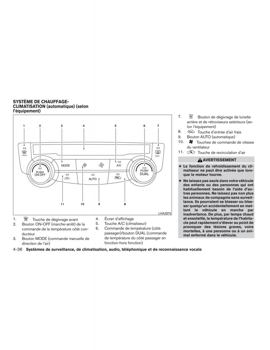 Nissan Rogue II 2 manuel du proprietaire / page 237