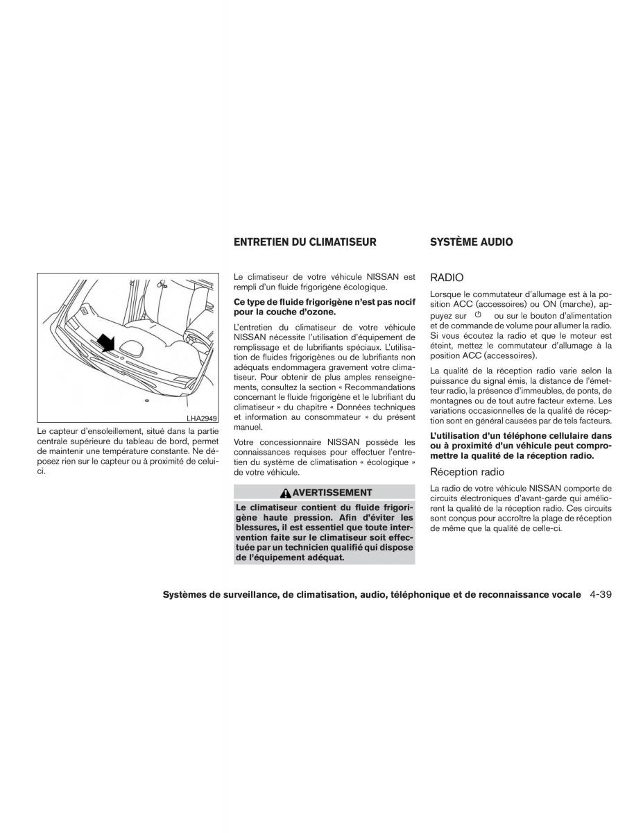 Nissan Rogue II 2 manuel du proprietaire / page 240