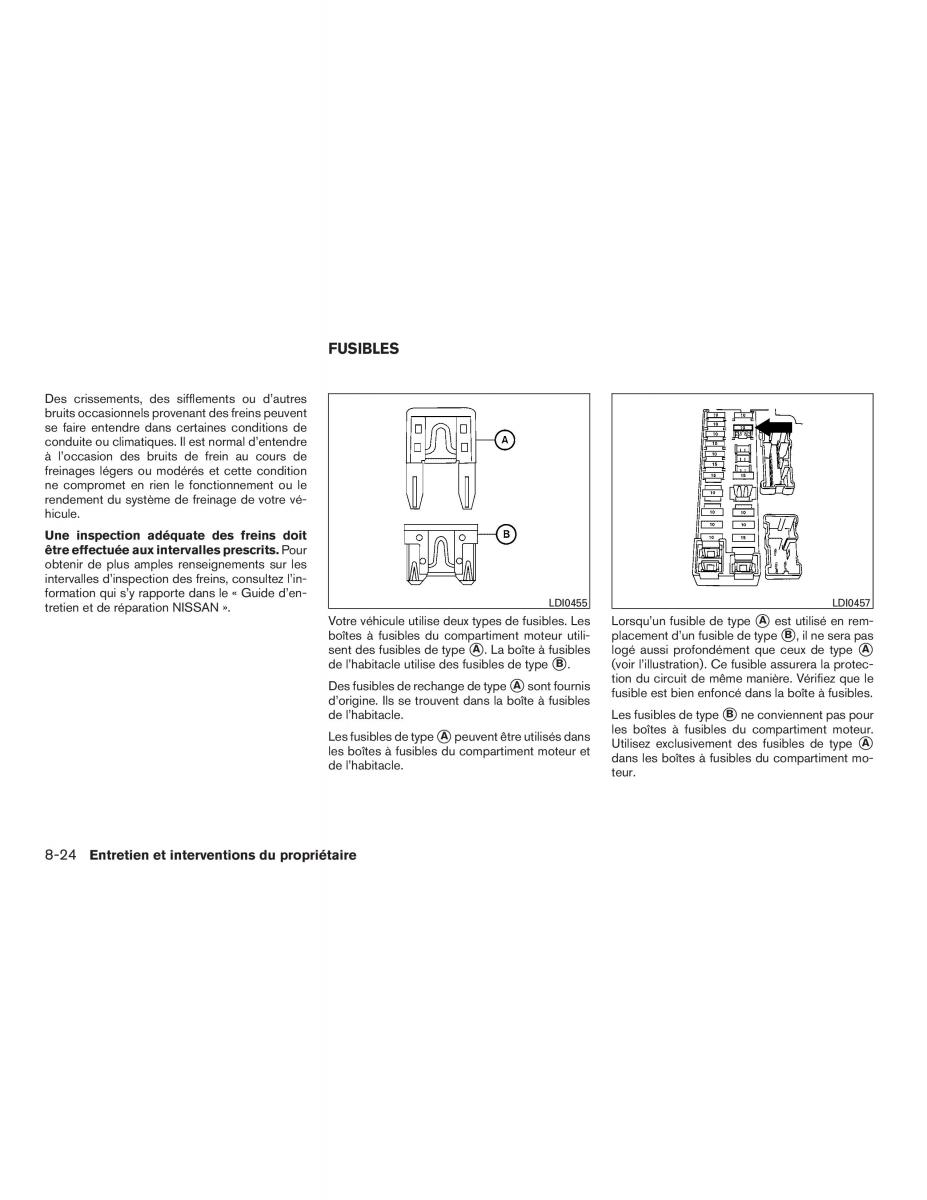 Nissan Rogue II 2 manuel du proprietaire / page 427