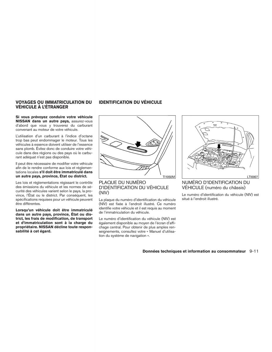 Nissan Rogue II 2 manuel du proprietaire / page 464