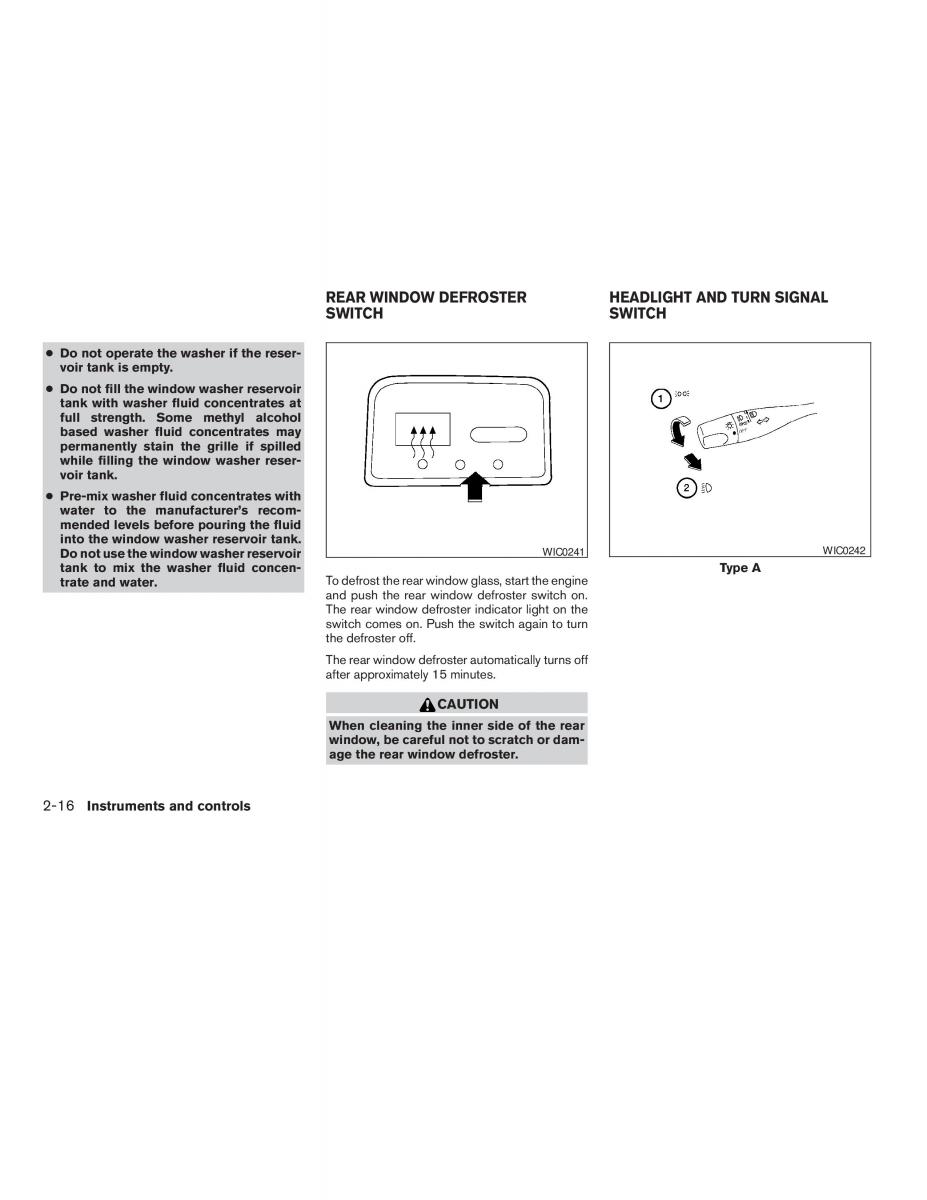 Nissan Sentra V 5 N16 owners manual / page 60