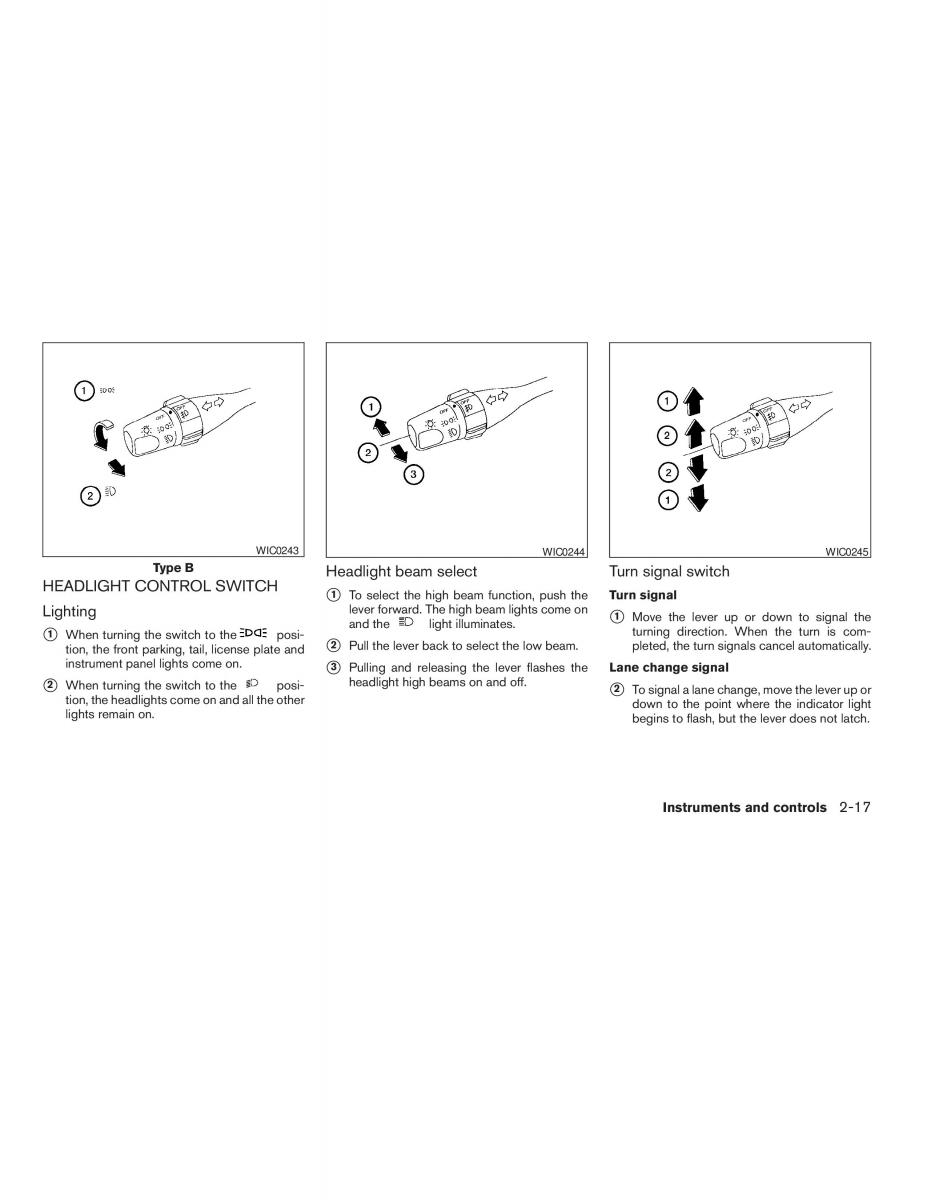 Nissan Sentra V 5 N16 owners manual / page 61