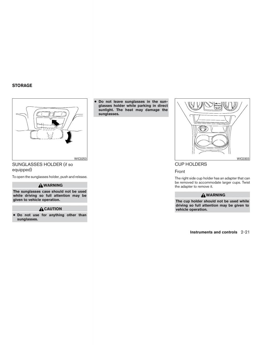 Nissan Sentra V 5 N16 owners manual / page 65