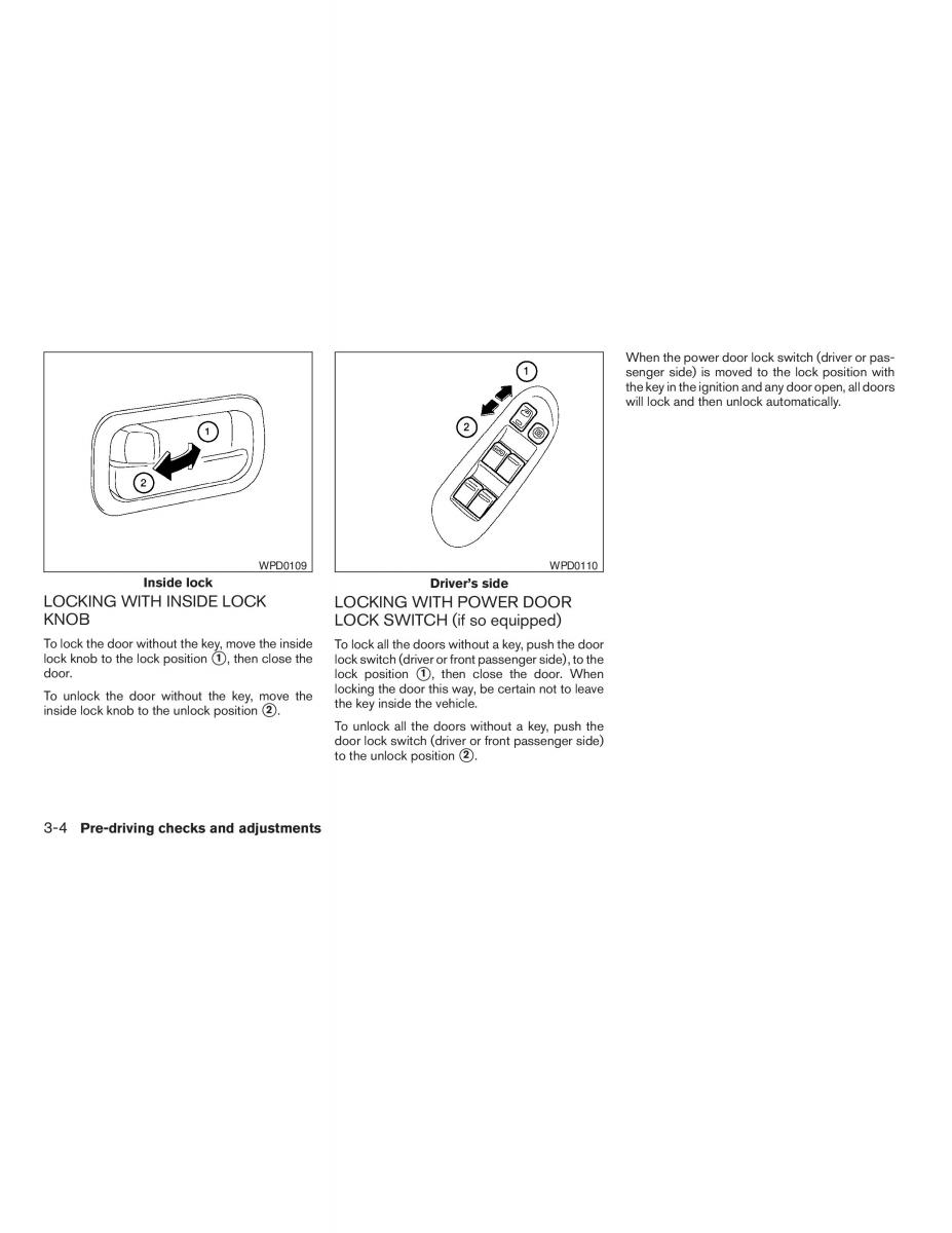 Nissan Sentra V 5 N16 owners manual / page 76