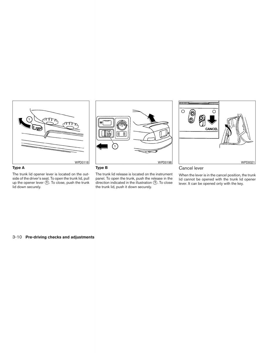 Nissan Sentra V 5 N16 owners manual / page 82