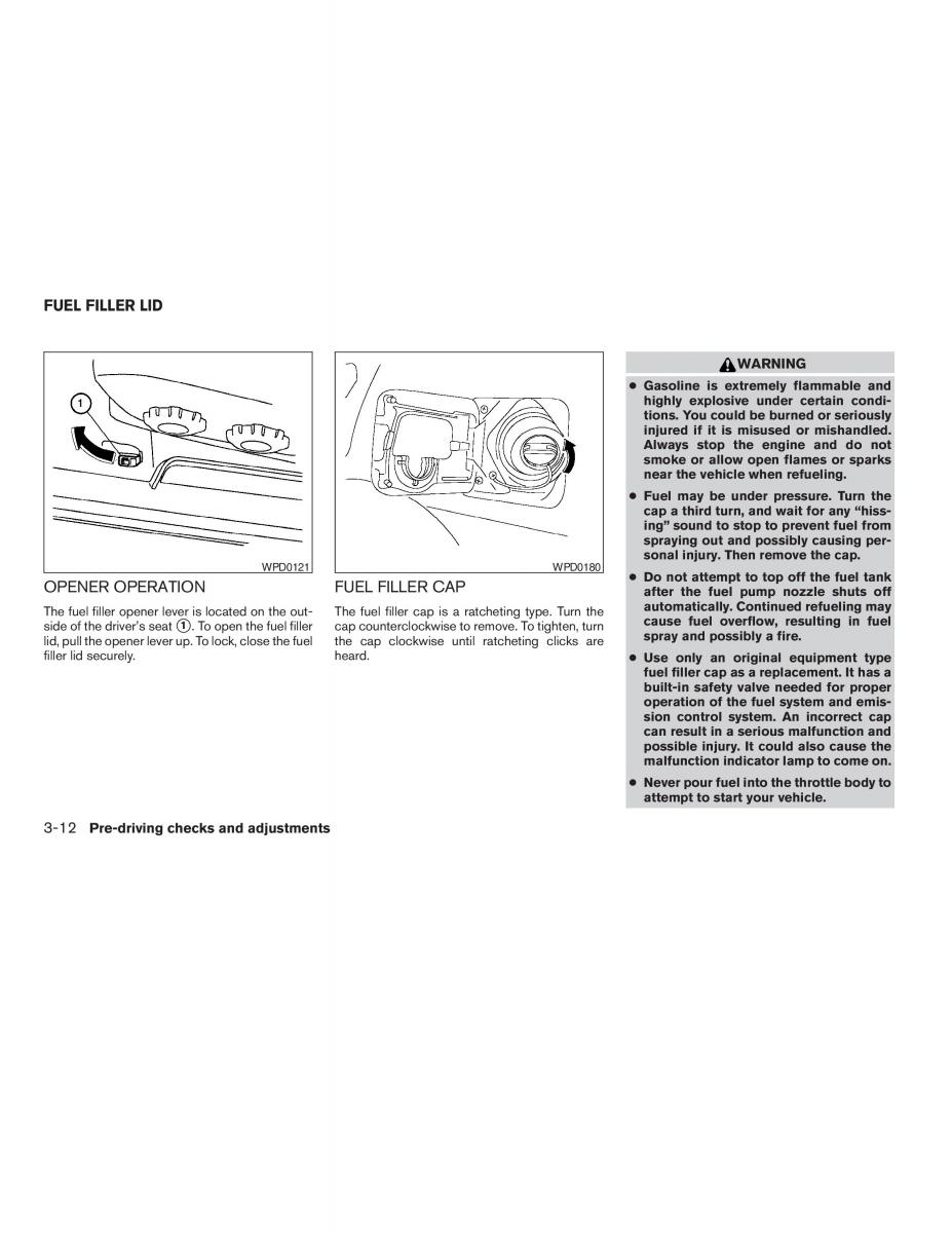 Nissan Sentra V 5 N16 owners manual / page 84