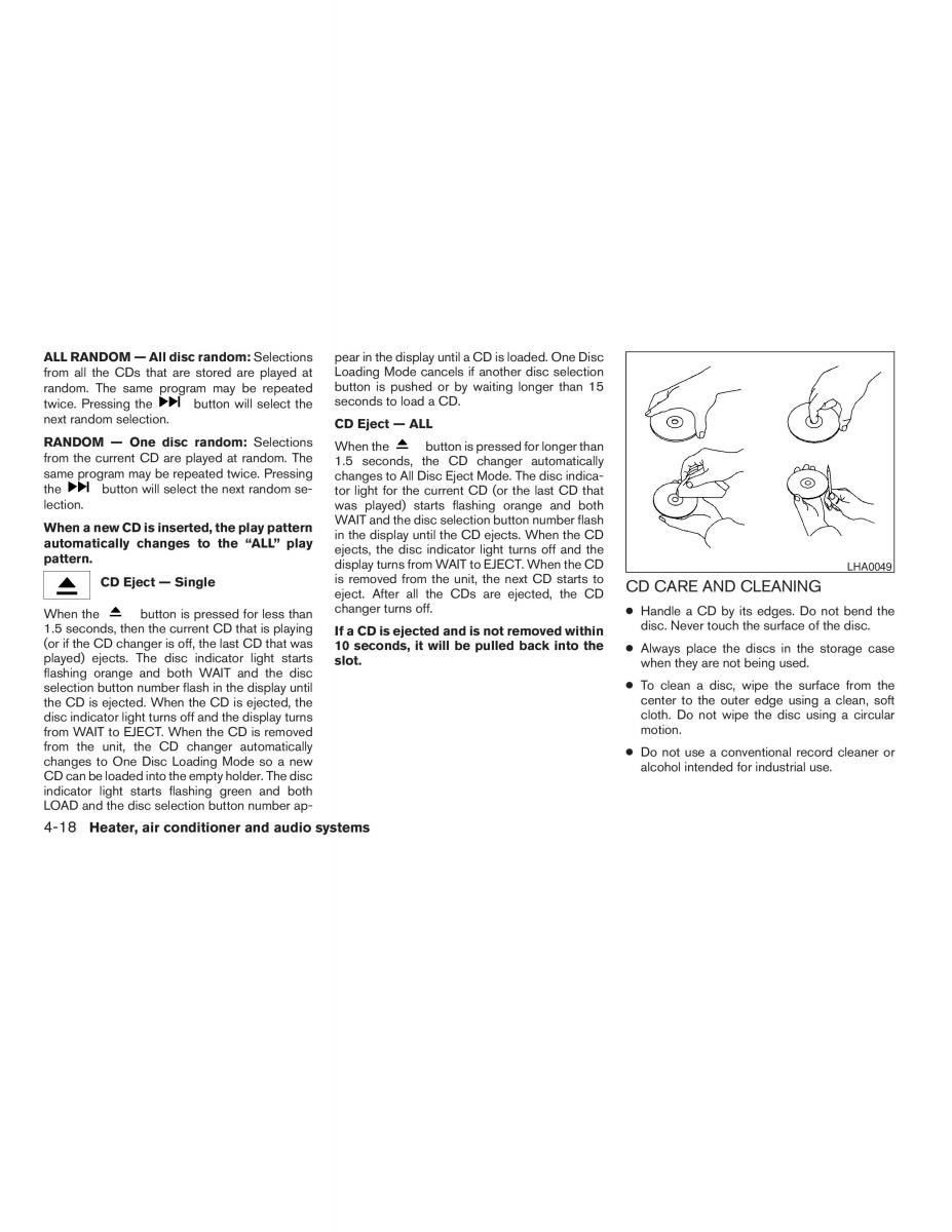 Nissan Sentra V 5 N16 owners manual / page 106