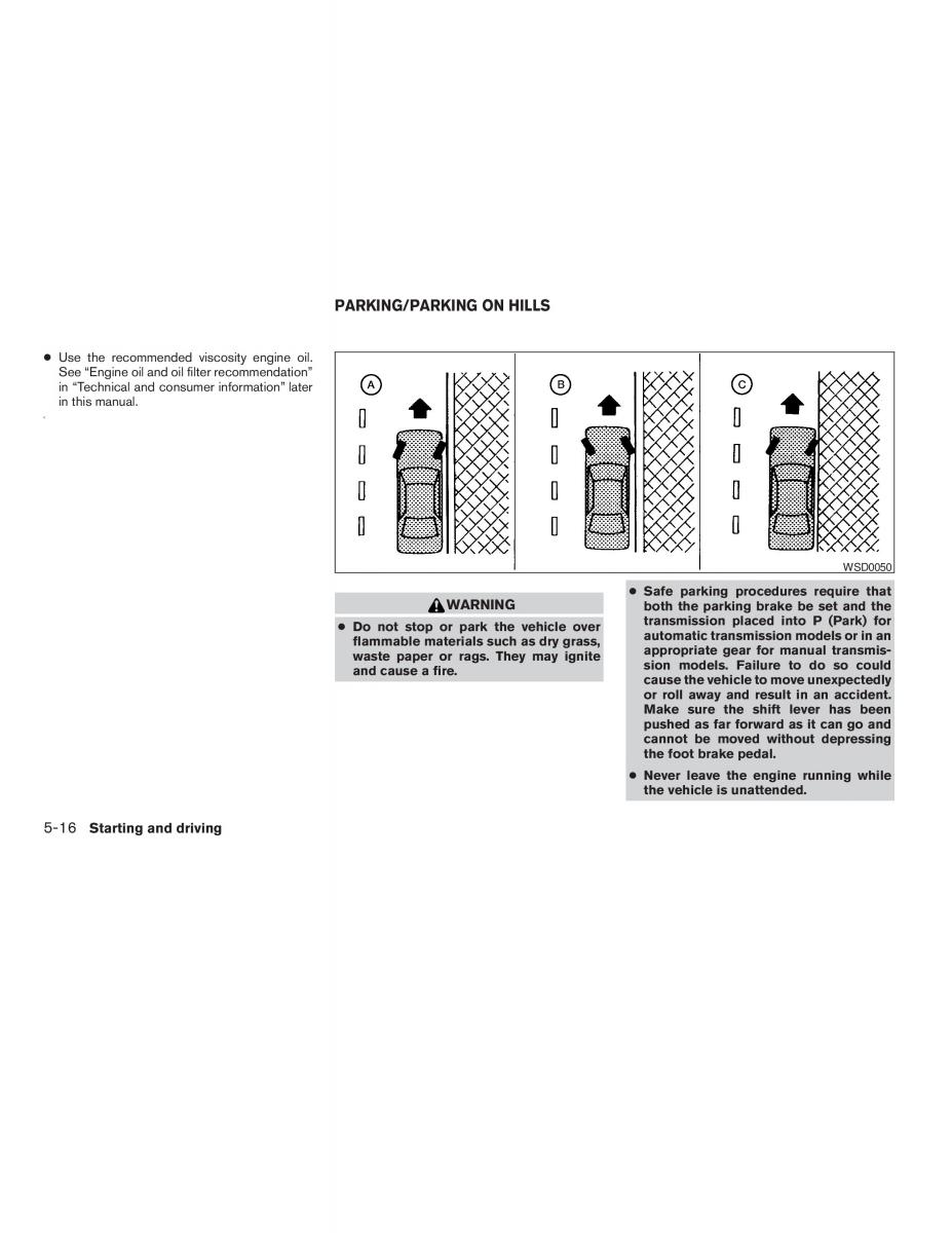 Nissan Sentra V 5 N16 owners manual / page 124