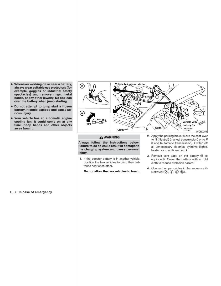 Nissan Sentra V 5 N16 owners manual / page 138