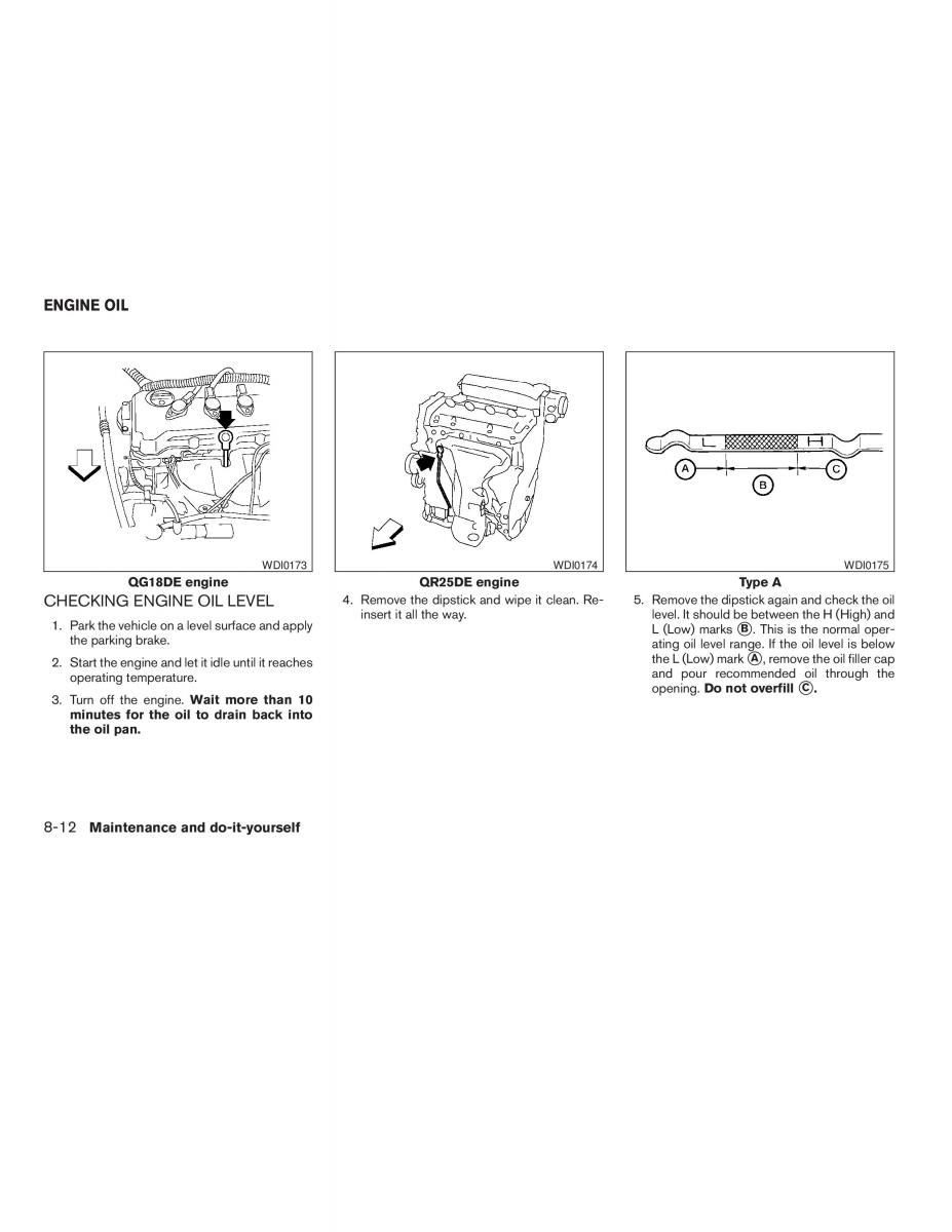 Nissan Sentra V 5 N16 owners manual / page 160