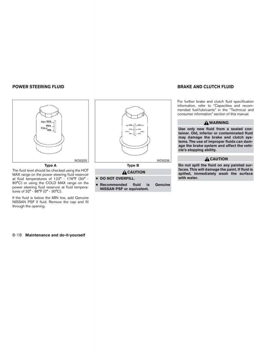 Nissan Sentra V 5 N16 owners manual / page 166