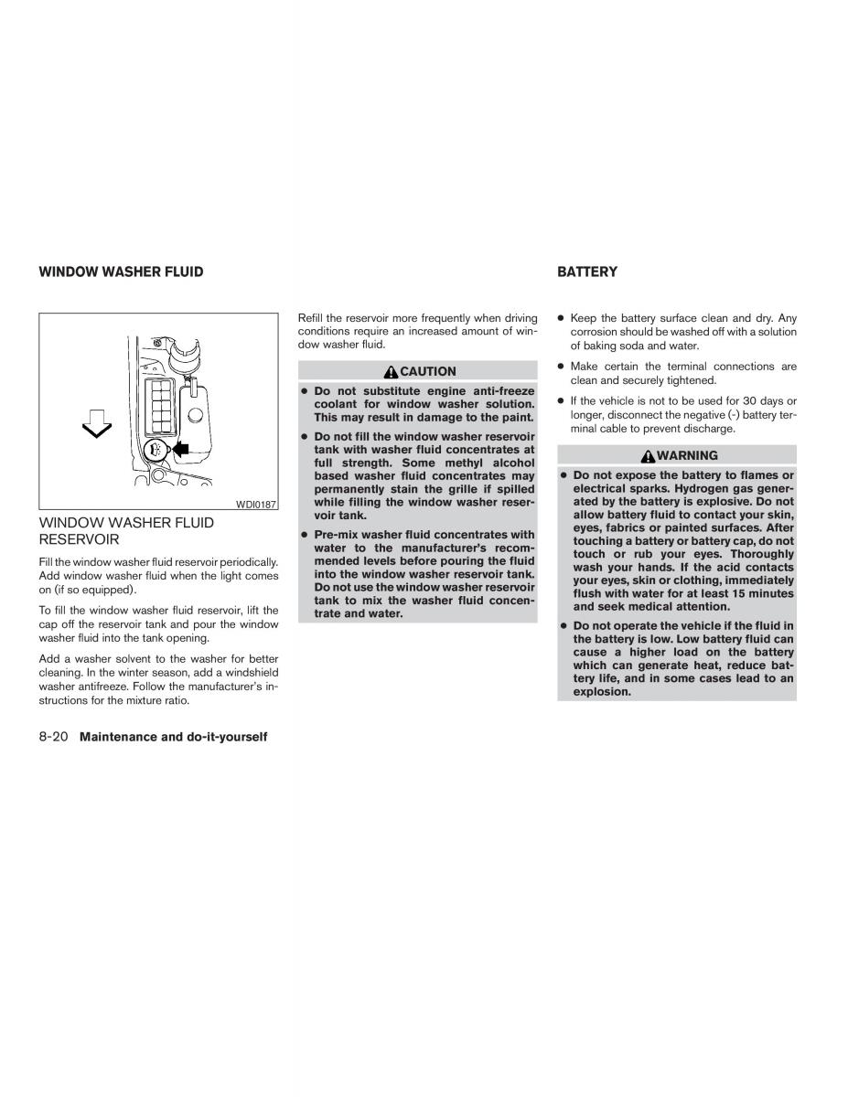 Nissan Sentra V 5 N16 owners manual / page 168