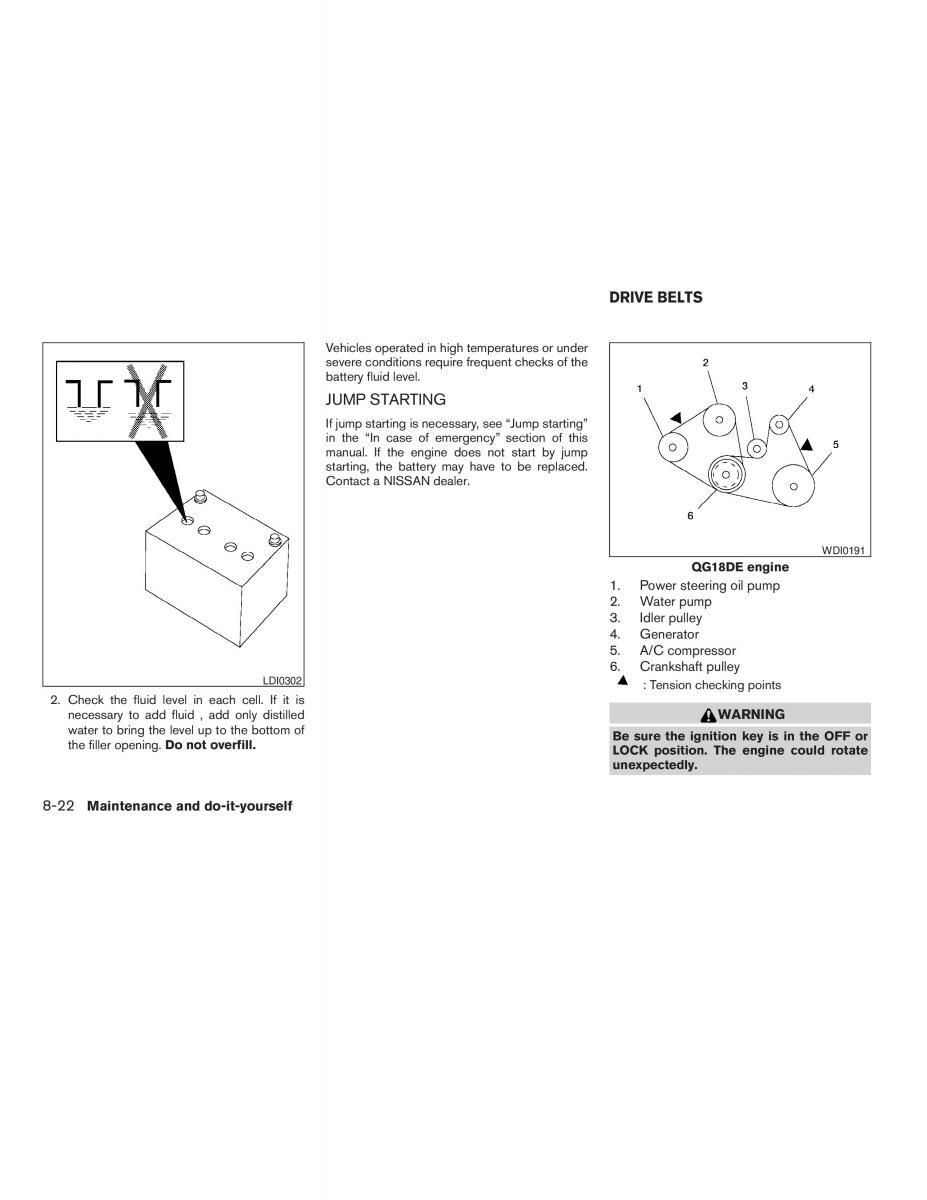 Nissan Sentra V 5 N16 owners manual / page 170