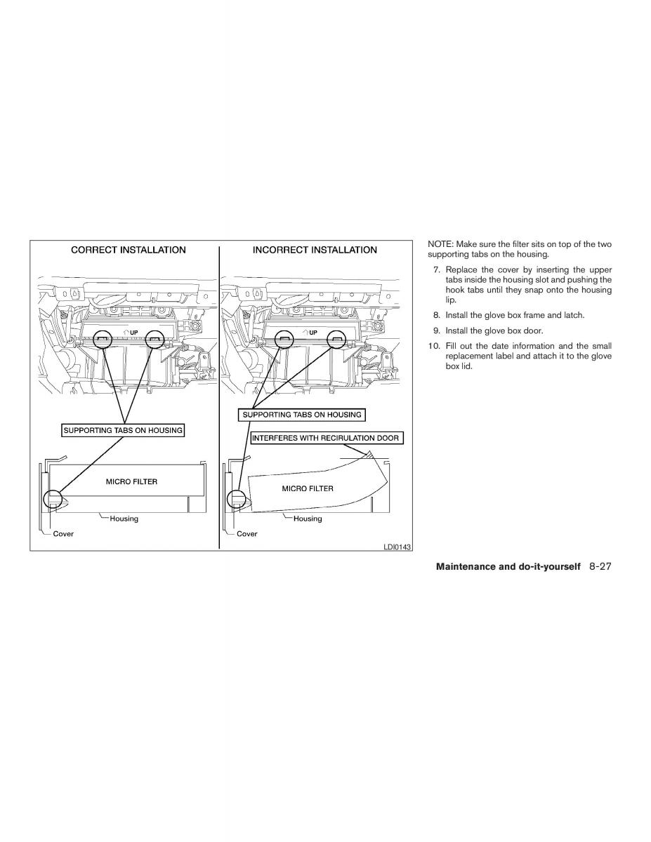 Nissan Sentra V 5 N16 owners manual / page 175