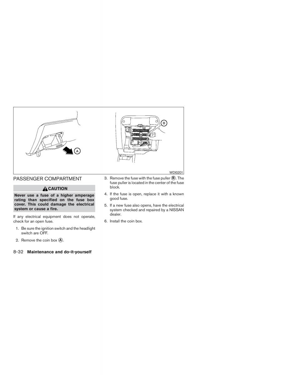 Nissan Sentra V 5 N16 owners manual / page 180