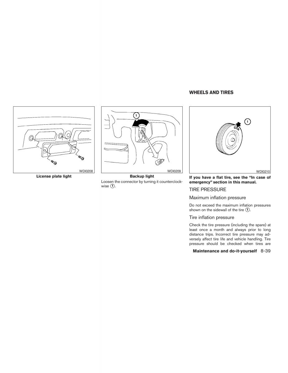 Nissan Sentra V 5 N16 owners manual / page 187