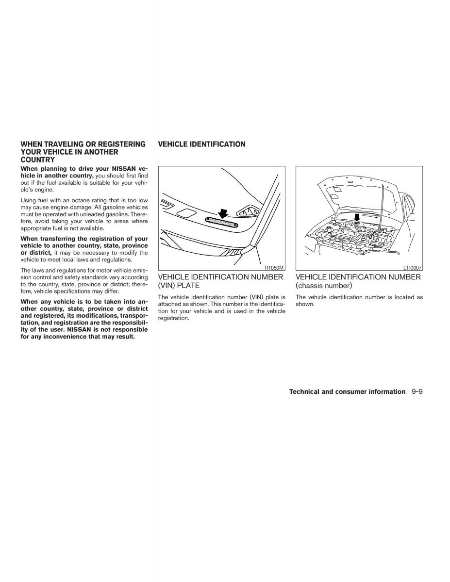 Nissan Sentra V 5 N16 owners manual / page 201