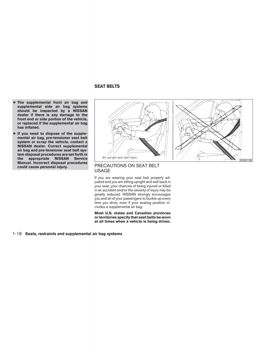 Nissan Sentra V 5 N16 owners manual / page 24