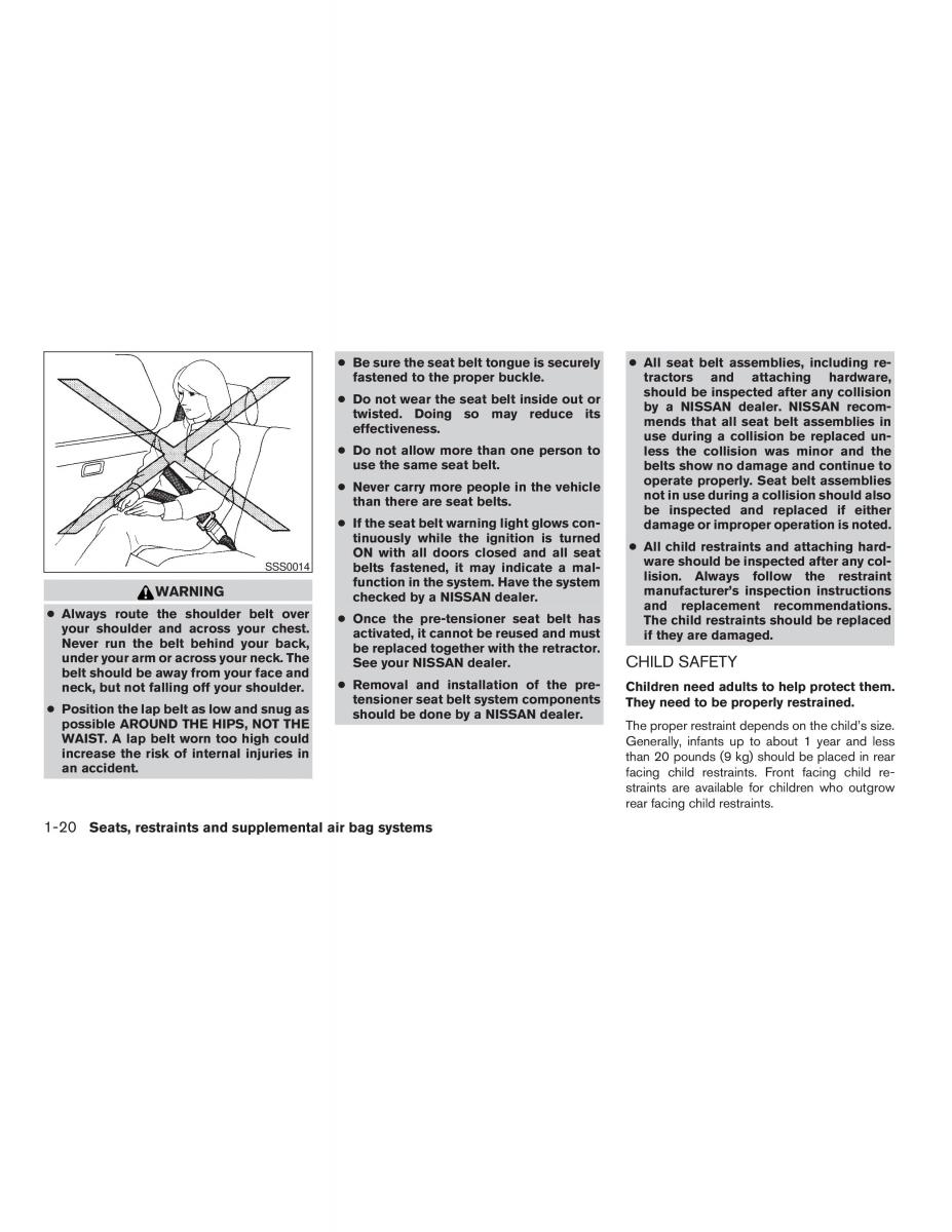 Nissan Sentra V 5 N16 owners manual / page 26