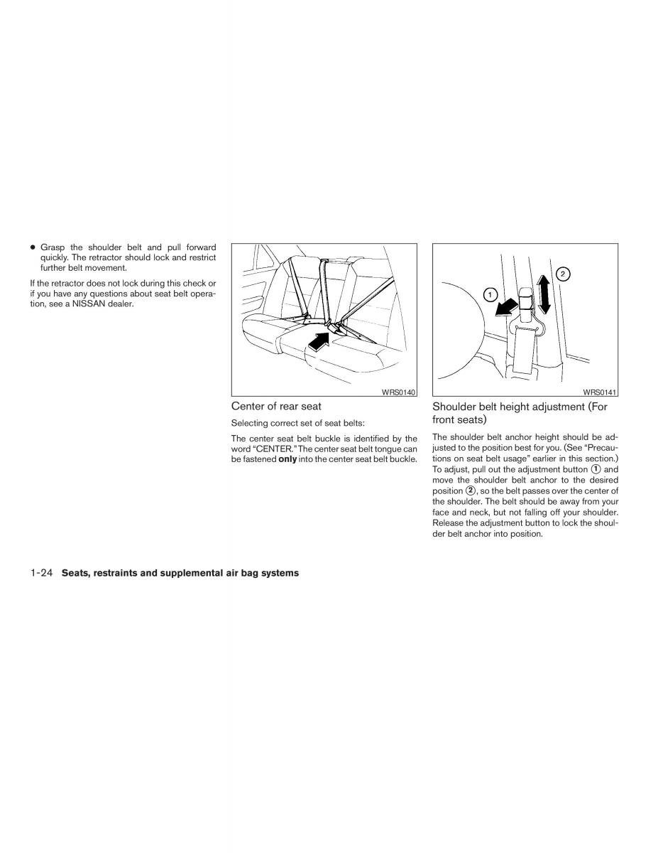 Nissan Sentra V 5 N16 owners manual / page 30