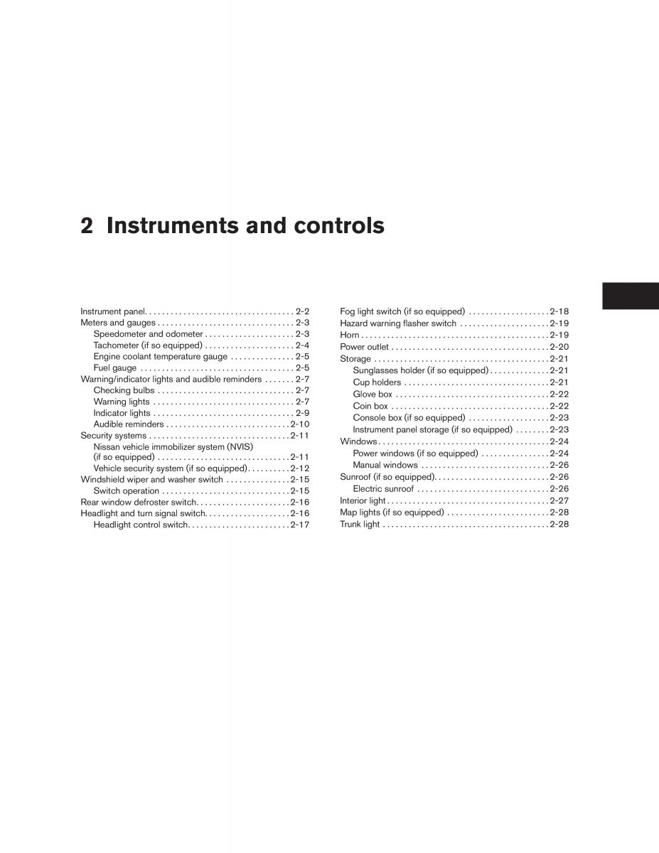 Nissan Sentra V 5 N16 owners manual / page 45