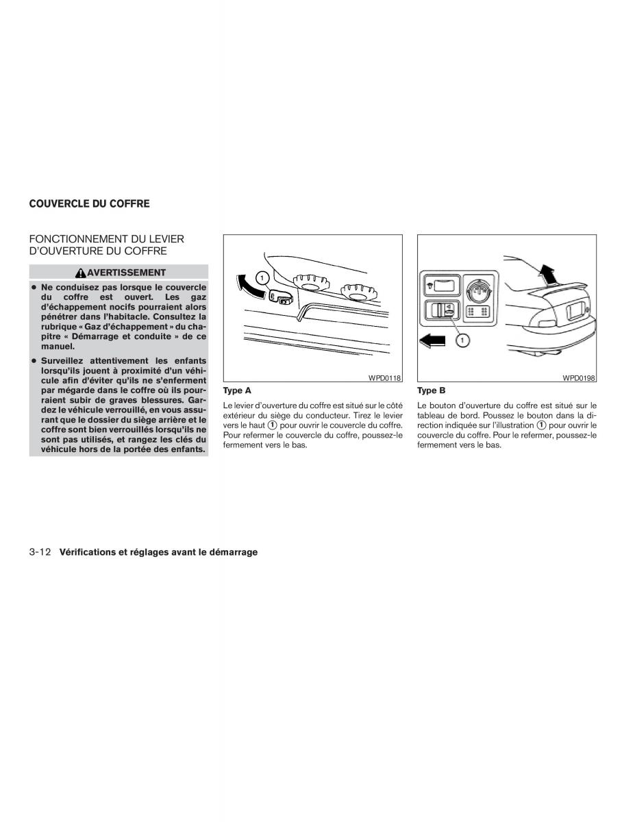 Nissan Sentra V 5 N16 manuel du proprietaire / page 106