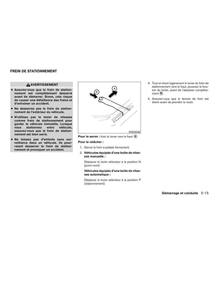 Nissan Sentra V 5 N16 manuel du proprietaire / page 149