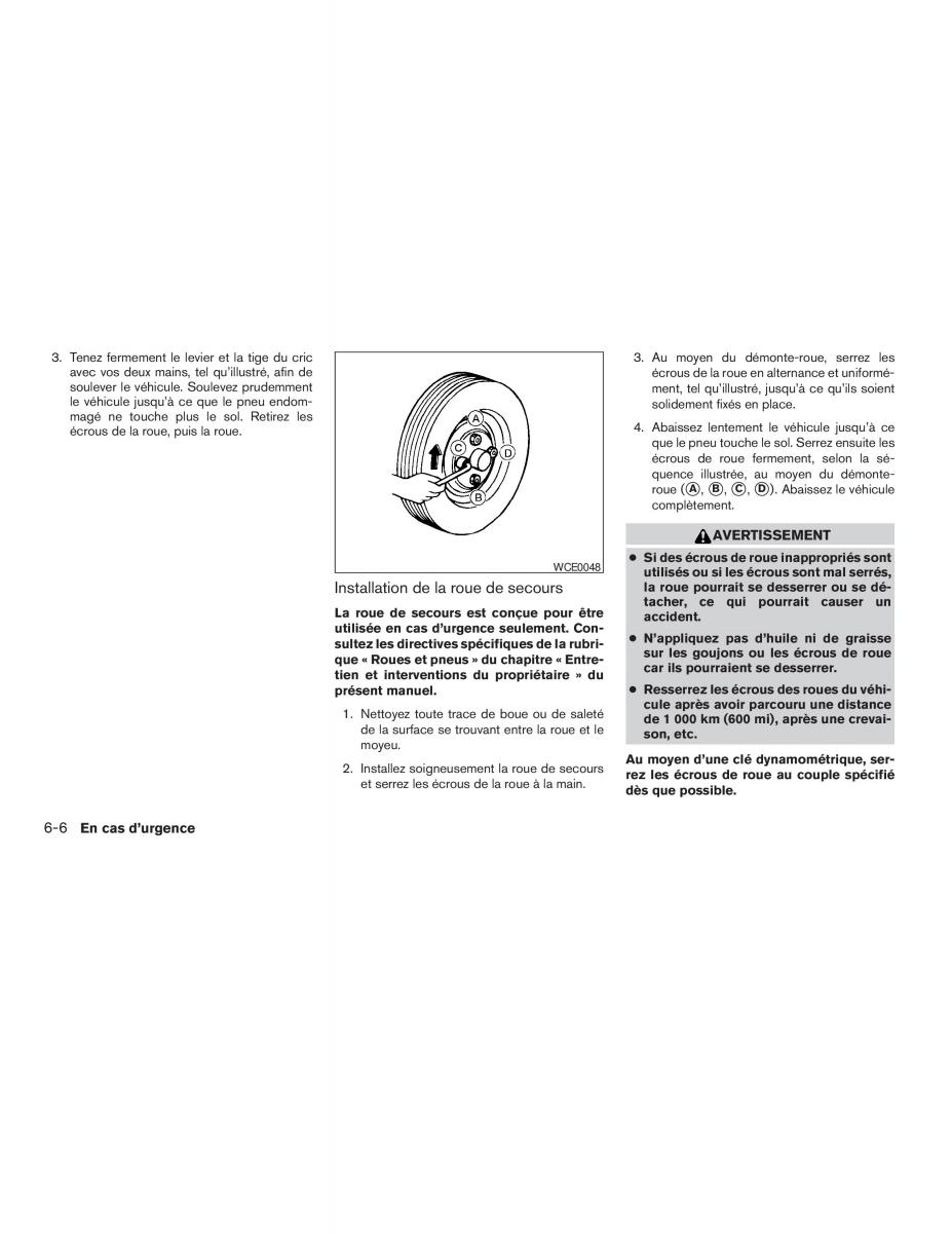 Nissan Sentra V 5 N16 manuel du proprietaire / page 166