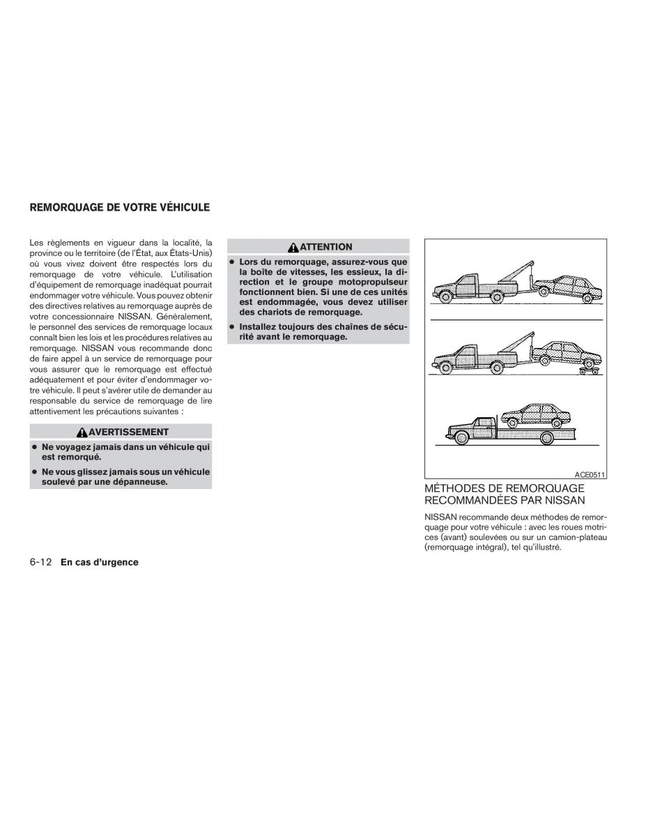 Nissan Sentra V 5 N16 manuel du proprietaire / page 172