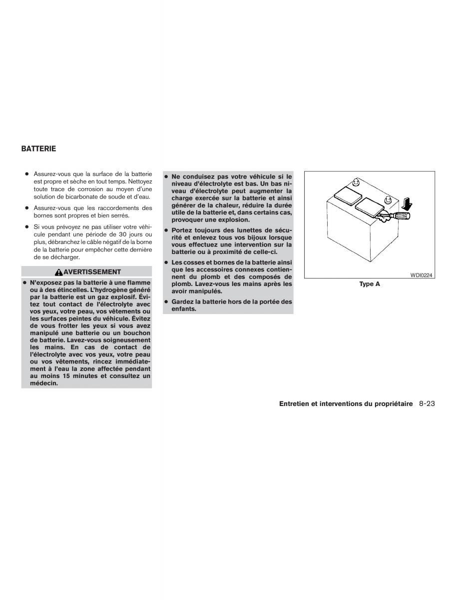 Nissan Sentra V 5 N16 manuel du proprietaire / page 205