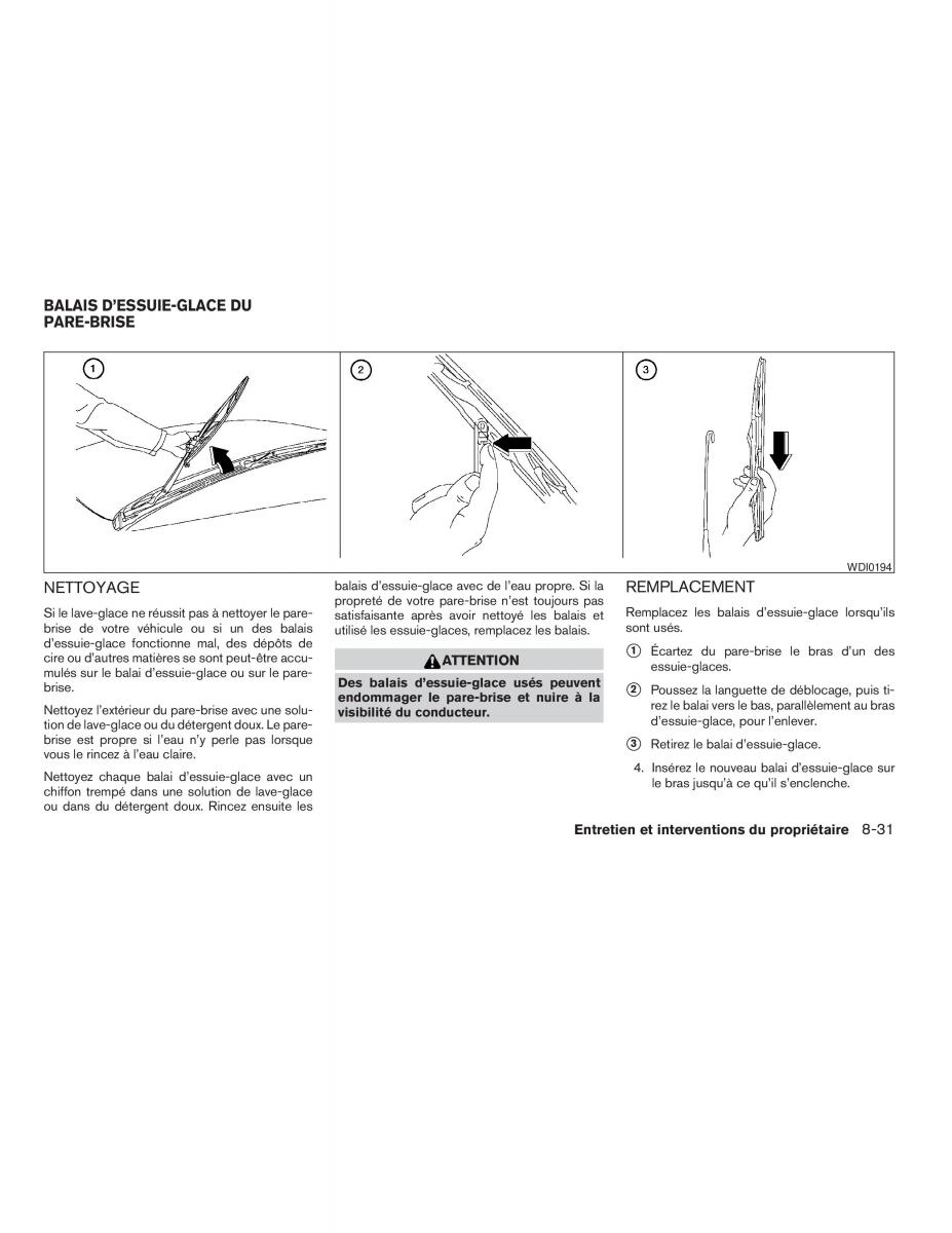 Nissan Sentra V 5 N16 manuel du proprietaire / page 213