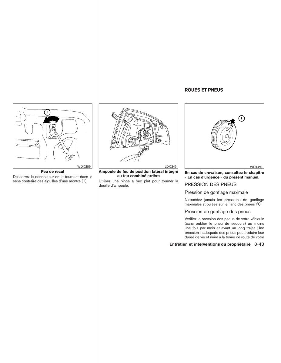 Nissan Sentra V 5 N16 manuel du proprietaire / page 225