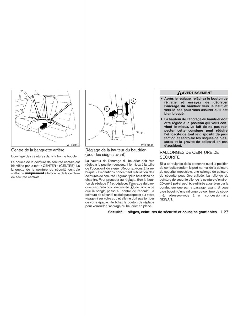 Nissan Sentra V 5 N16 manuel du proprietaire / page 43