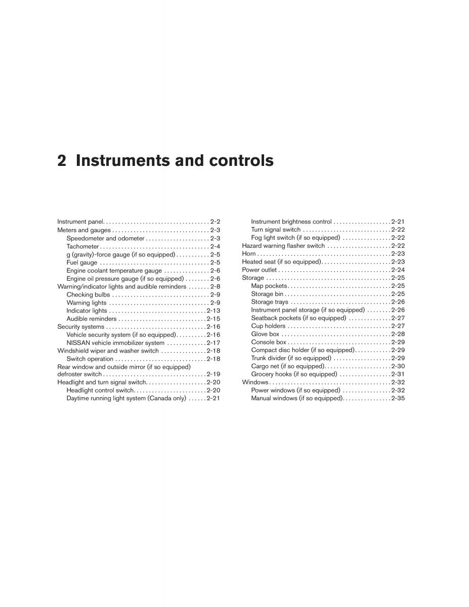 Nissan Sentra VI 6  owners manual / page 74