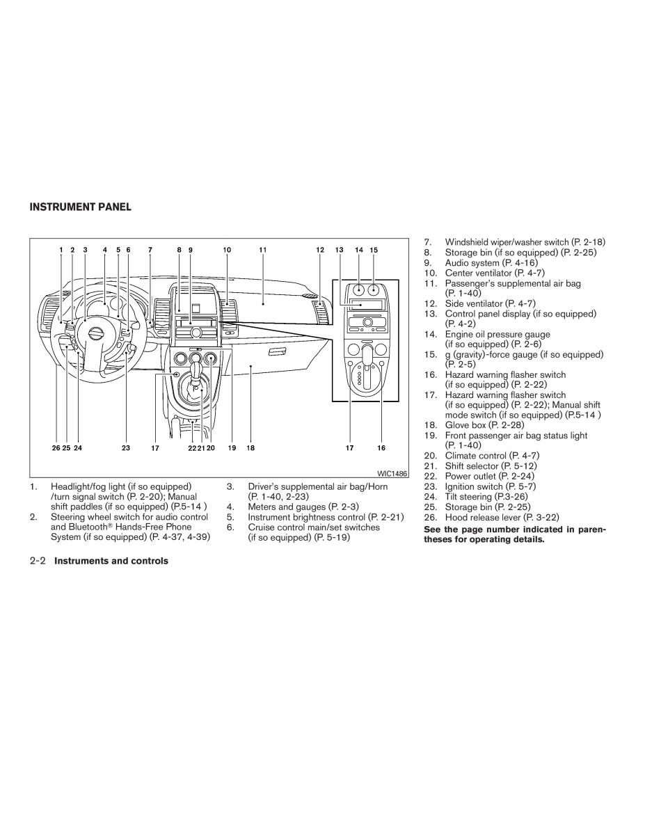 Nissan Sentra VI 6  owners manual / page 76