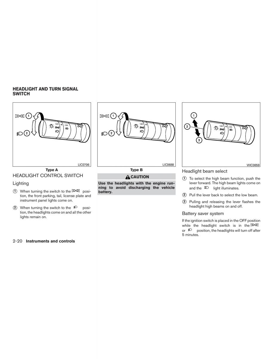 Nissan Sentra VI 6  owners manual / page 94