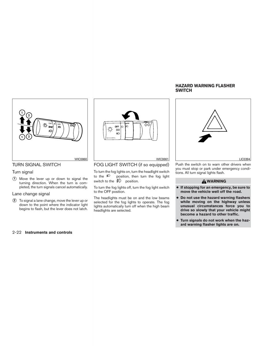 Nissan Sentra VI 6  owners manual / page 96