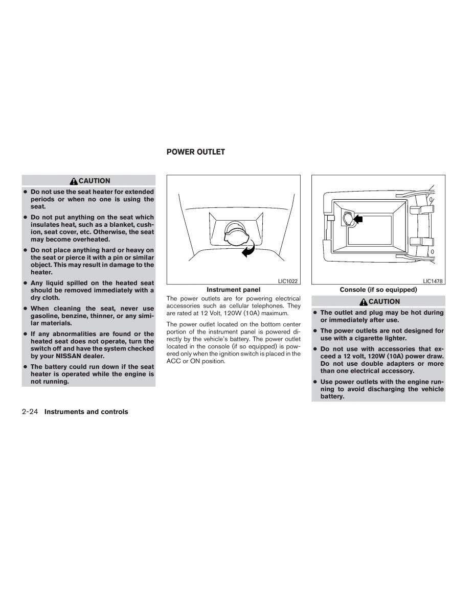 Nissan Sentra VI 6  owners manual / page 98