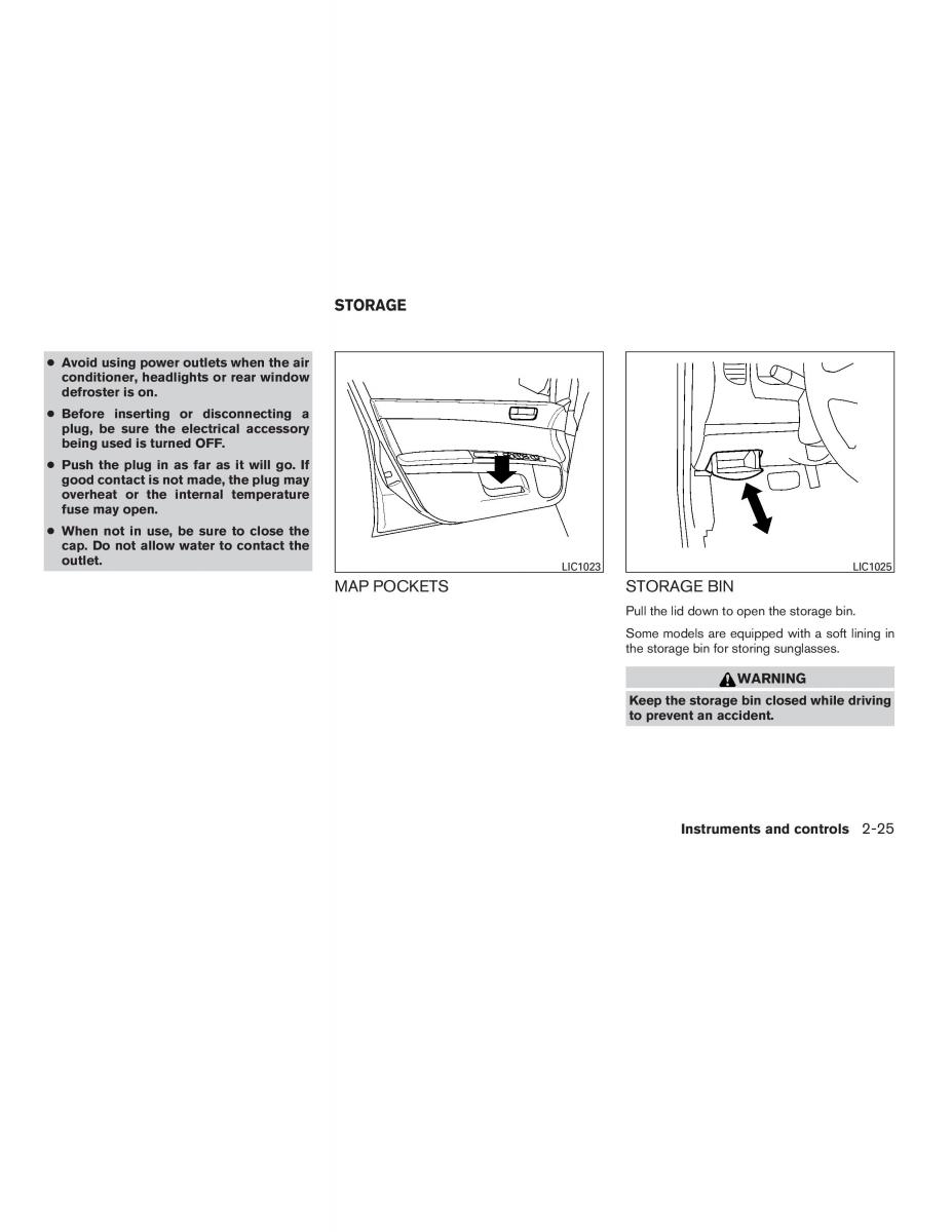 Nissan Sentra VI 6  owners manual / page 99