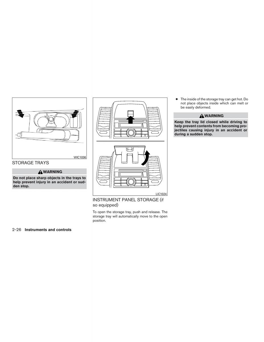 Nissan Sentra VI 6  owners manual / page 100