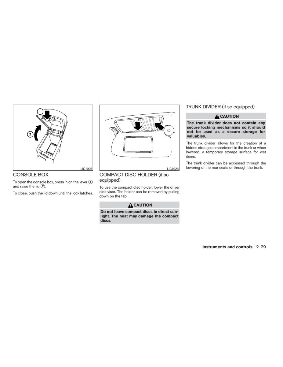 Nissan Sentra VI 6  owners manual / page 103